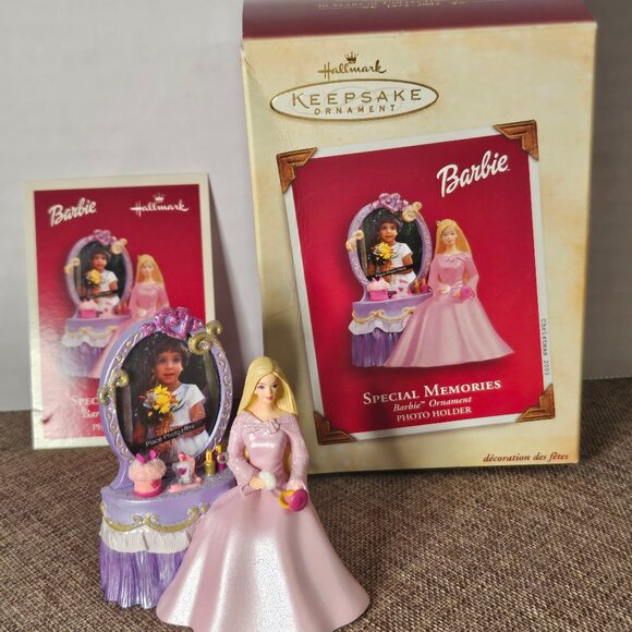 Hallmark Keepsake Barbie Special Memories Ornament Photo Holder Dated 2003 - Picture 1 of 9
